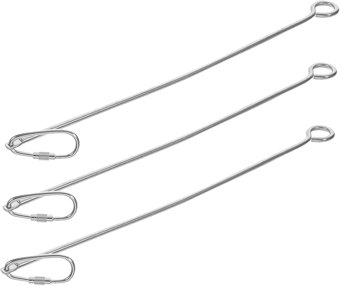 Mipcase 15pcs Bird Cage Food Holder Fruit Vegetable Skewer Hanger for Indoor Bird Feeding Easy to Clean for Parrots Cockatiels