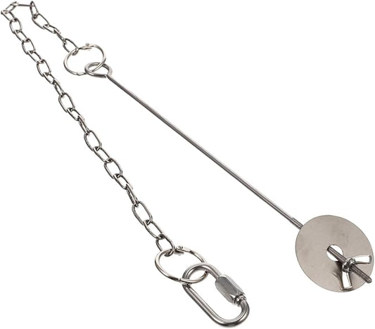 2pcs Stainless Steel Bird Fruit Forks for Parrot and Finch, Large Size Food Stick Holders for Cage Feeding, Sturdy Silver Metal Feeder Tools for Pet Birds