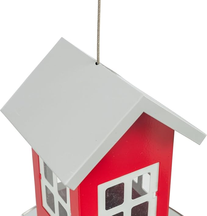 Trixie Bird Feeder Red/Silver 19 × 20 × 19 cm 1 L