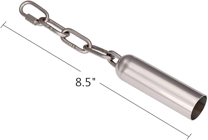 Stainless Steel Bell Toy for Birds,Heavy Duty Bird Cage Toys for Parrots, African Greys, Mini Macaws, Small Cockatoos, Cockatiels & More (Small or Large)