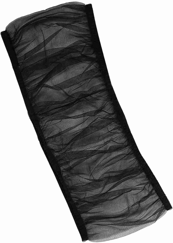 TOPINCN Universal Bird Cage Skirt Nylon Ventilated Mesh Seed Catcher for Parrots Black Cage Accessory Pet Supply