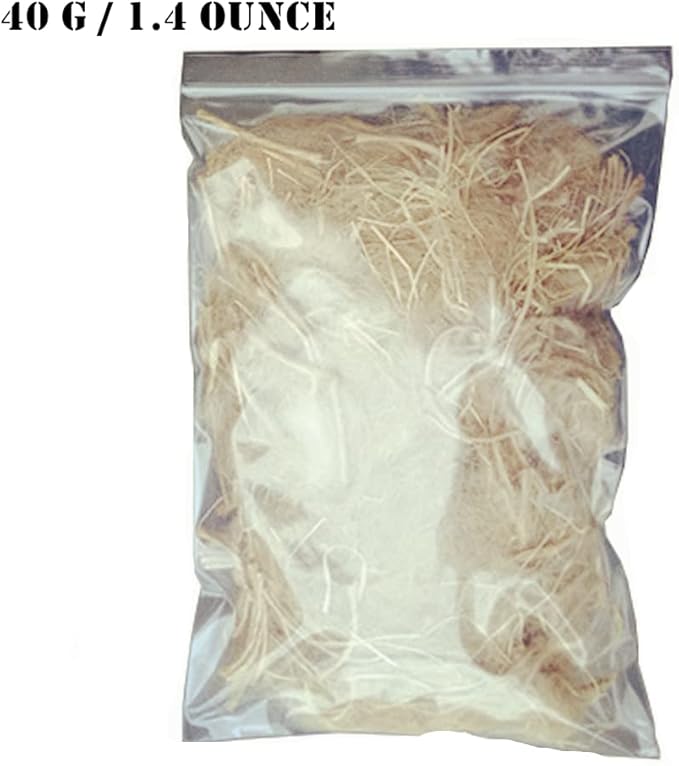 YJJKJ Natural Mixing Nesting Material Pads for Bird Nest, Bird Nest Material, Great for Nest Building and Hideouts, 40g/1.4 oz
