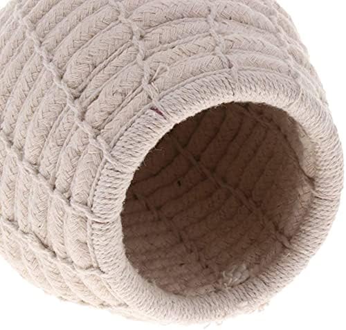 Litewoo Bird Breeding Nest Warm Rope Bed House for Small Medium Bird Parrot Parakeet Conure Cockatiel Canary Finch Lovebird Budgie (C: Cotton Rope)