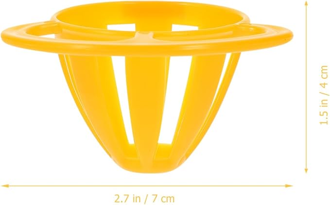 Parrot Cage Food Feeder Small Bird Vegetable Fruit Basket Durable Plastic Feeding Holder Easy Install for Parakeets Cockatiels