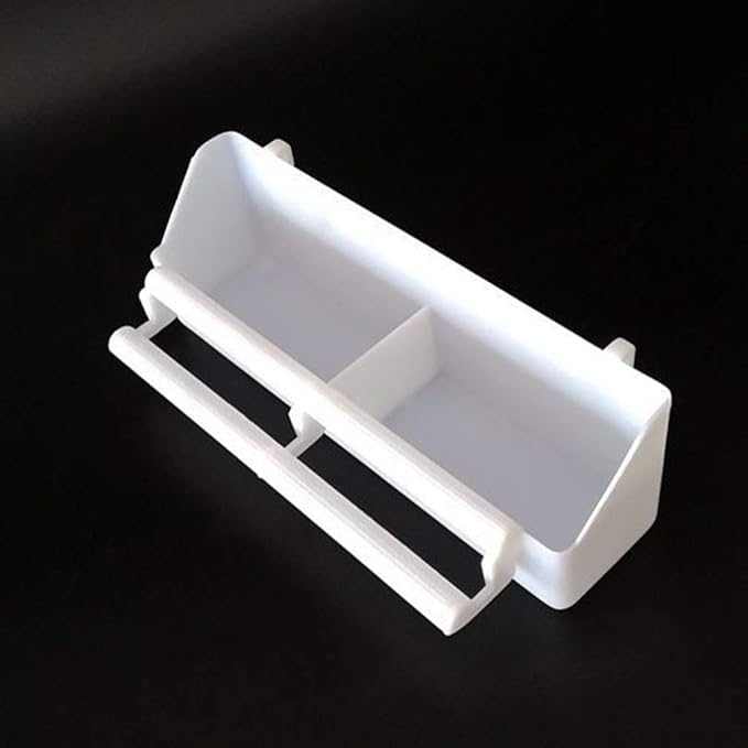 POPETPOP 6 Pcs Bird Feeder - Plastic Bird Cage Accessories for Parrot & Small Birds