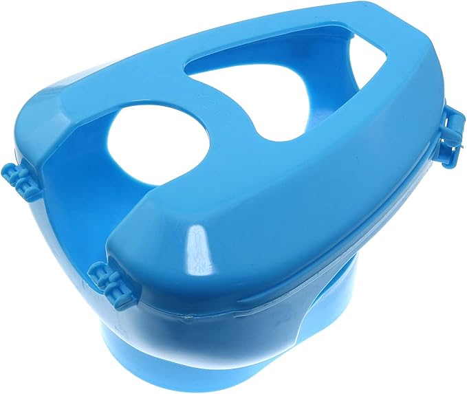 Pigeon Holder Bird Fixed Frame Rack - Plastic Feeding Syringe for Young Birds, Parrot Chick - Injection Feeding Fixed Mount Bird Supplies, Blue