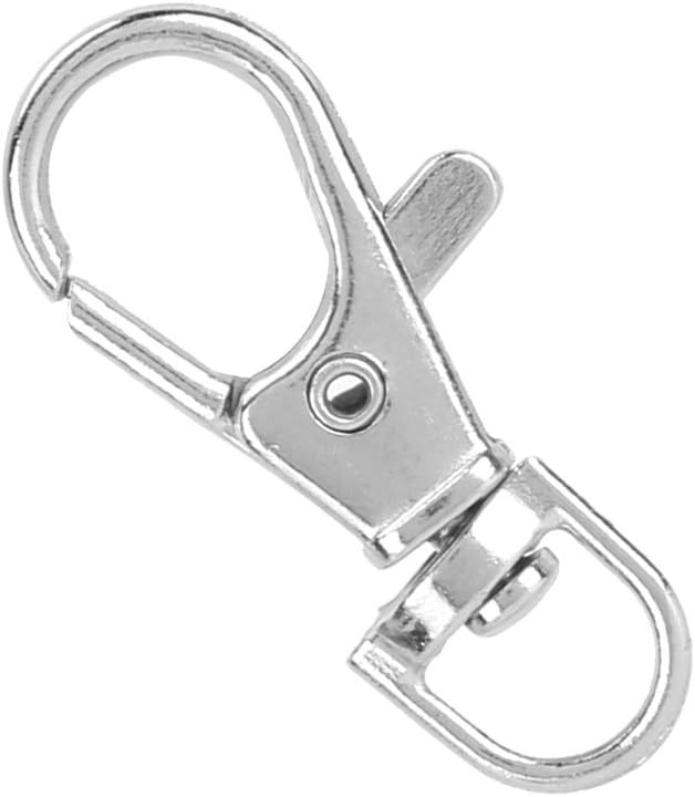 12 PCS Bird Cage Door Buckle Locks, Metal Hook Clip Anti Escape Swivel Buckle Lock Hook Clip Prevent Claw Trigger Open Birds Cage Accessories