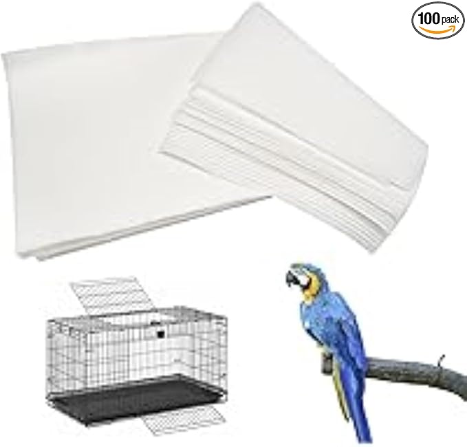 150ct Cut to Order Birdcage Liner Plain-Poly -Wax-Reptile-Liner Message us After Ordering Message us with Your Specific Size. (20lb Wax Any Custom Size up to 24 Inch X 24 Inch:)