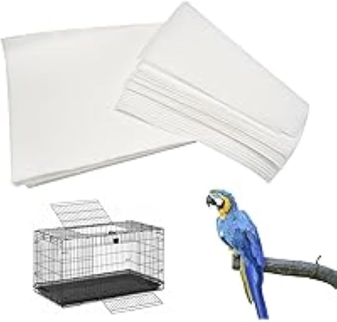 150ct Birdcage Liner Choose Plain-Poly Coated-Wax-Reptile-Pet Liner Message with EACT Size After Ordering (20lb Wax Any Custom Size up to 30 Inch X 30 Inch:)
