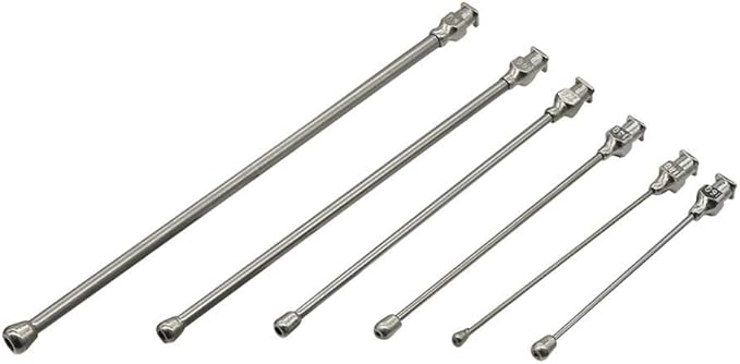 YITON Bird Feeder 50Ml Animal Feeding Syringe with 6Pcs Straight Stainless Steel Gavage Tubes Bird Feeding Accessories 1Set