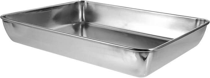 VILLCASE Bird Bath for Cage Bird Washing Container Pigeon Supplies Metal Shower Basin Pet Tub