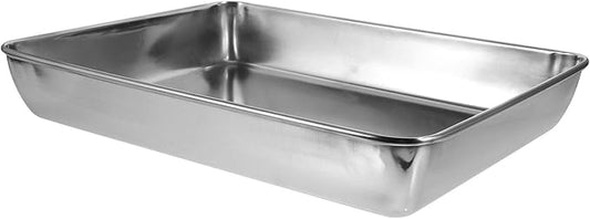 VILLCASE Bird Bath for Cage Bird Washing Container Pigeon Supplies Metal Shower Basin Pet Tub