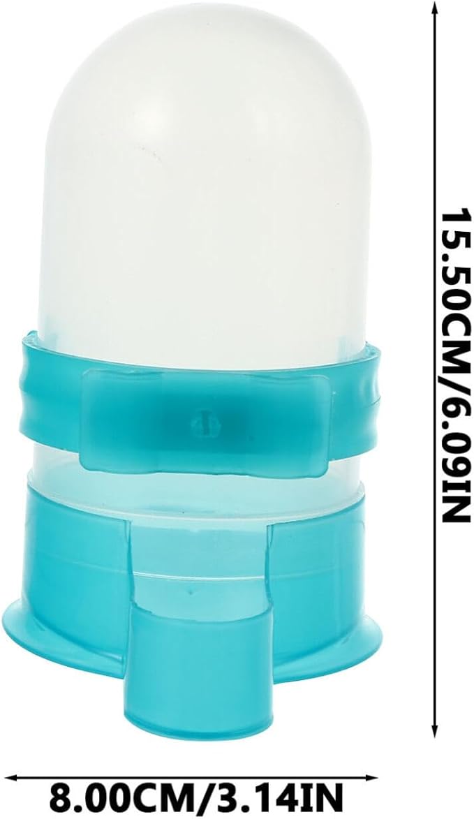 Kisangel 2Pcs Automatic Bird Water Feeder, Pigeon Bottle Water Drinker Clip Bird Cage Feeder for Budgie Cockatiel Lovebirds Decor