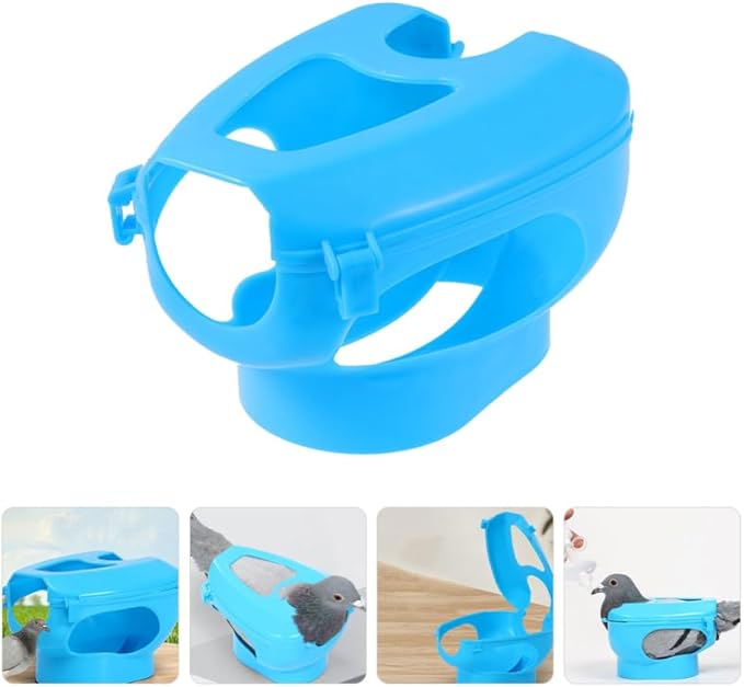 BESTonZON 2pcs Pigeon Injection Holder Feeding Stand for Easy Medicine Application Fixed Mount for Pigeons for Pet Bird Care