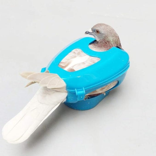 Plastic Racing Pigeon Holder, Thickened Carrier Supportor Pigeon Injection Holder for Feeding Pigeons Fixed Mount Bird Supply
