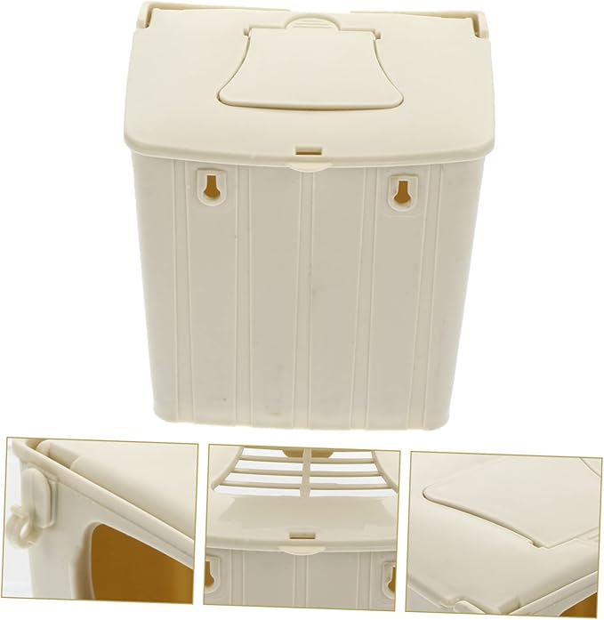 Bird Cage Feeder Parrot Breeding Nest Plastic Cockatiel Breeding Box Screw Mount Bird Nest House Cage Tree Habitat for Canary Budgie