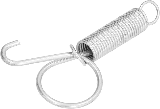 CHICIRIS Spring Cage Door Hook, 20PCS Cage Door Spring Hook Metal Finger Spring Latch Hook for Fixing Rabbit Pet Cage Door Farming Equipment(L)