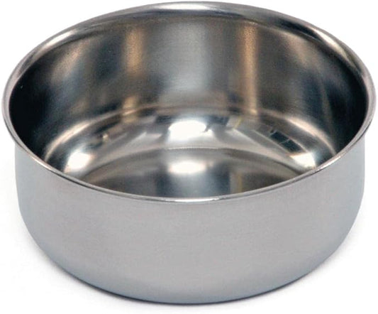 Prevue Pet Products Stainless Steel Coop Cup - Durable Bird Cage Food & Water Bowls, Universal Design for Small and Medium Birds, Indoor Cage Supplies, for Food & Watering