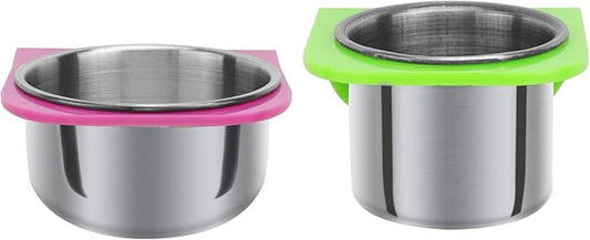 Practical Parrot Food Box Feeding Cups Eco-Friendly No Harmful Easy to Maintain Use