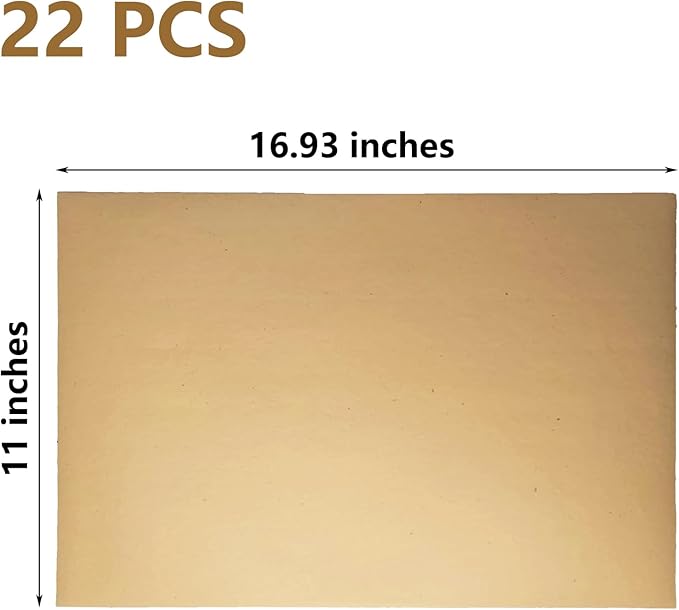 Hamiledyi 22 PCS Bird Gravel Paper Special Sea Sand Liner for Page Parrot Cage Gravel Paper Mat 17x11 Inches Disposable Cushion Pads for Bird Parakeet Budgie