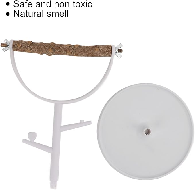 Bird Table Stand Bird Perch Bird Perch Parakeet Training Stand Play Stand Tree Claw Sharpening Bird Athletic Toy Rest Playground Wood Birdcage Accessories