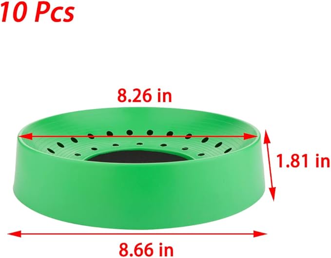 DQITJ 10 Pack Plastic Small Bird Nests Pigeon Nesting Bowls Quails Breeding Hatching Nest Canary Nest for Home Farm