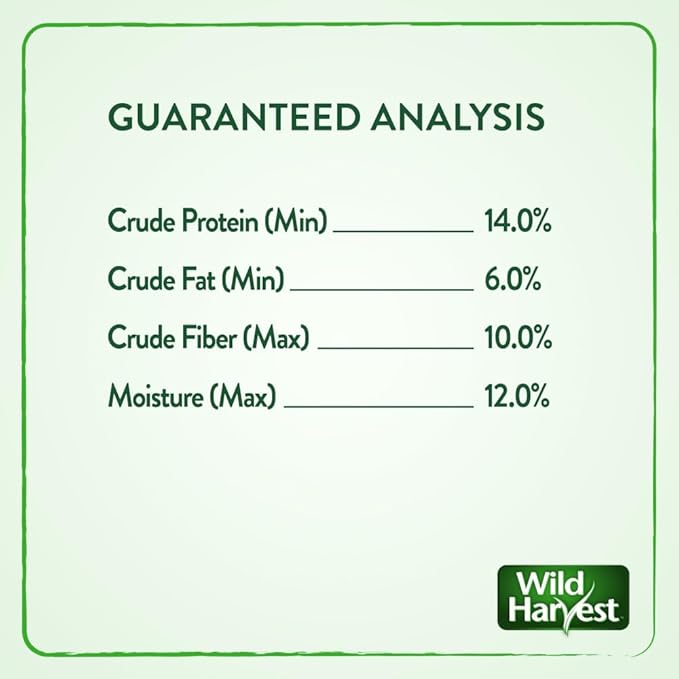 Wild Harvest Universal Blend for Medium and Large Birds, 10 Pounds | Fortified Nutrition | Pack of 2