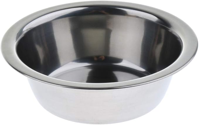 2 Pcs Stainless Steel Bird Parrot Feeding Cups Cage Hanging Bowl, Bird Coop Cups Seed Water Food Dish Feeder Bowl