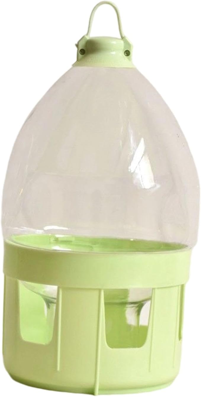 Pigeon Water Dispenser Feeder Bird Drinker Waterer,Automatic,Drinker Bottle,Pet Water Pot Container for Duck Parakeet, 4L