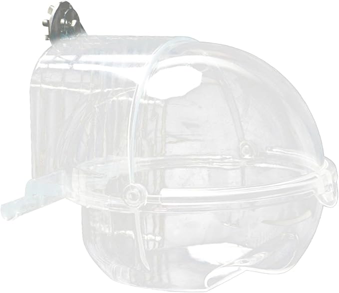 Pet Bird Bath Tub Screw On Parrot Bathtub Parrot Shower Box Parrot Bath Tub Transparent Bathing Tub for Cage