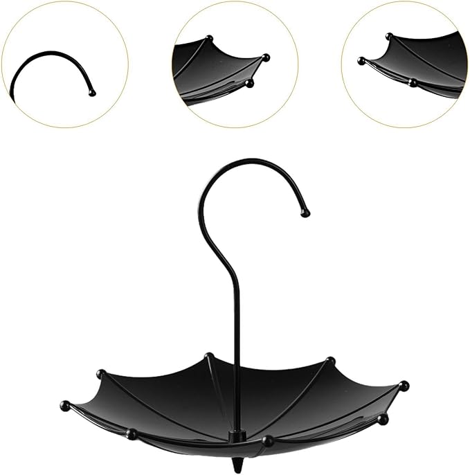 Umbrella Shaped Bird Feeder,Hanging Bird Feeder Tray,Hanging Unique Garden Decoration Bird Trough Bath for Yard Patio Courtyard Lawn