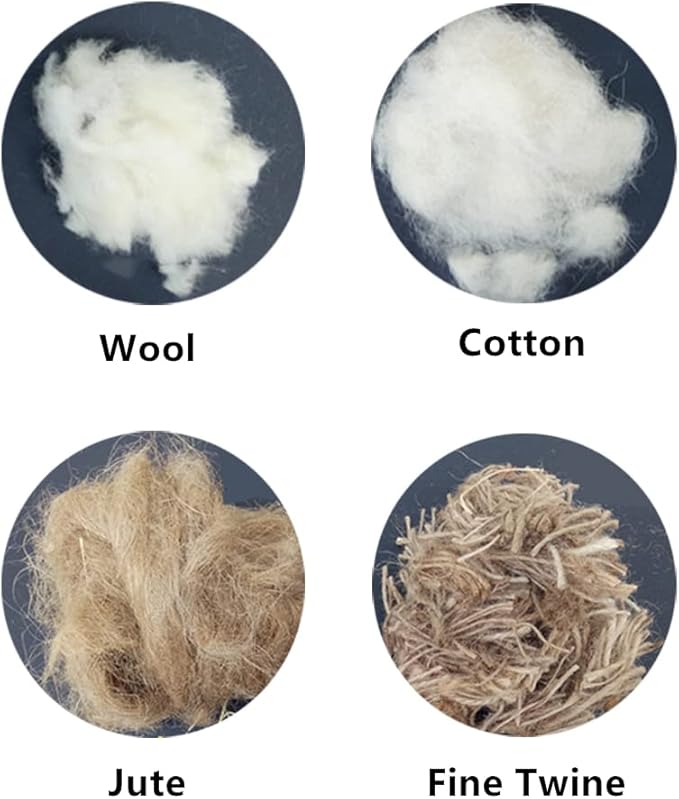 1.4 Oz Natural Bird Nesting Materials, Bird Nest Bedding Material, Great for Nest Building for Bird Small Animals