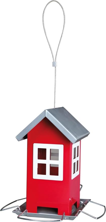 Trixie Bird Feeder Red/Silver 19 × 20 × 19 cm 1 L
