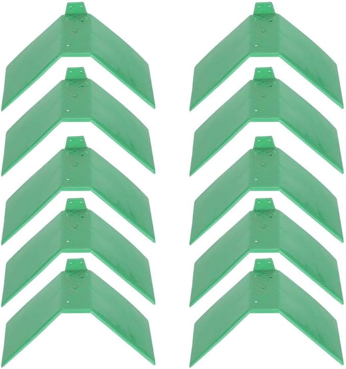 Bird Perch Pigeon Rest Stand 10PCS Plastic Small Green Anti-Skid Design Dove Rest Stand Pigeon Perches Frame Bird Supplies,6.69x6.69x3.94inch