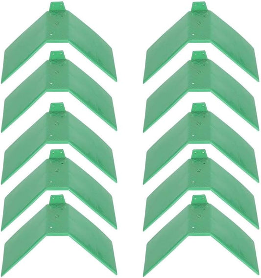 Bird Perch Pigeon Rest Stand 10PCS Plastic Small Green Anti-Skid Design Dove Rest Stand Pigeon Perches Frame Bird Supplies,6.69x6.69x3.94inch