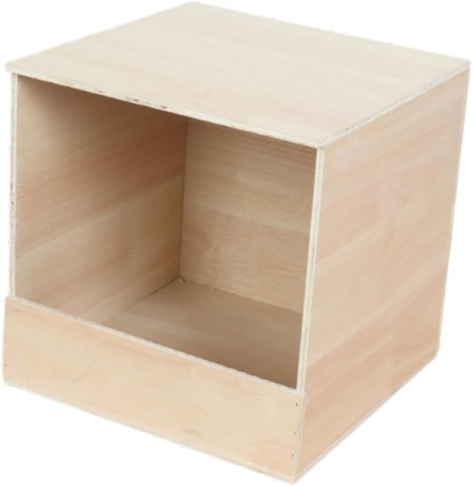 Parakeet Nesting Box Wooden Parrot Nest Birds Box Wood Breeding Box Wooden Pigeon Nesting Box for Lovebirds Cockatiels Budgie, Small