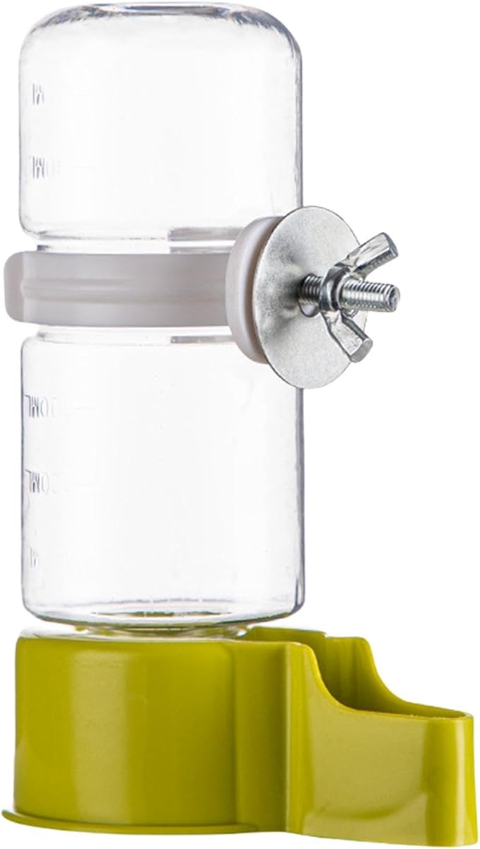 Automatic Bird Water Feeder - Bird Food Drinker, 140ml Large Capacity Parrots Water Feeder, Suspended Parakeets Feeders | Parrot Water Dispenser for Finches, Starlings, Blackbirds, Parrots