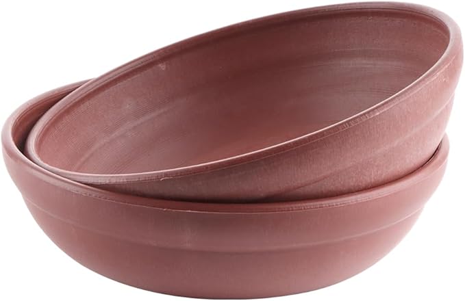 DQITJ 4 Pack Bird Nest Bowl Plastic Racing Pigeon Breeding Hatching Nest Box Egg Basin Pigeon Nest Bowl for Doves Pigeon Quail Bird (Dia: 8.6")