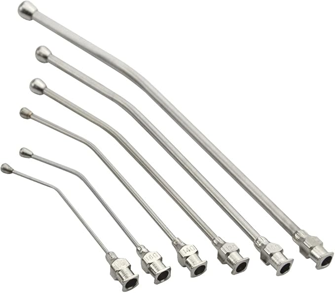 Baby Bird Feeding Syringe Bird Syringe Feeder Feeding Tubes with 6PCS Curved Gavage Tubes for Baby Birds Parrot Small Pet (20ML)