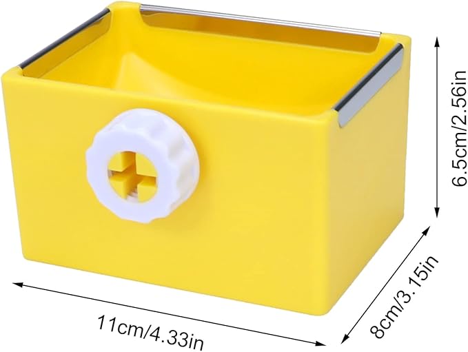 Litewoo Bird Food Bowl Feeder Colorful Basin Durable Cage Accessories Suitable for Birds Parrot Parakeet Cockatiel Budgie Finch Hamster Rat
