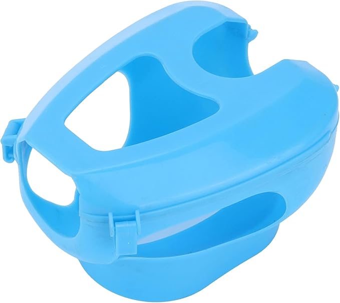 Yctze Plastic Frame Holder – Fixed Feeder for Young Racing Pigeons, Medicines Holder for Bird Care, Easy to Install, and Safe Feeding Solution (Blue)