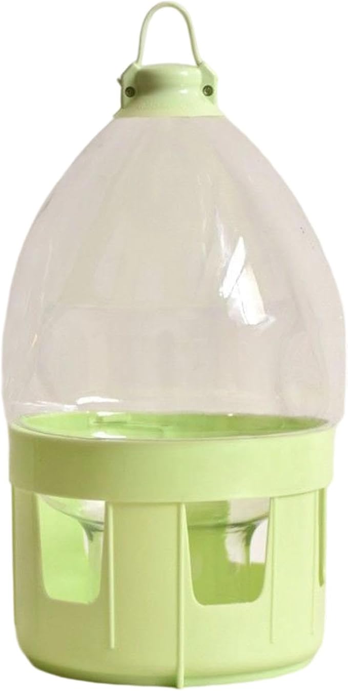 Pigeon Water Dispenser Feeder Bird Drinker Waterer,Automatic,Drinker Bottle,Pet Water Pot Container for Duck Parakeet, 4L