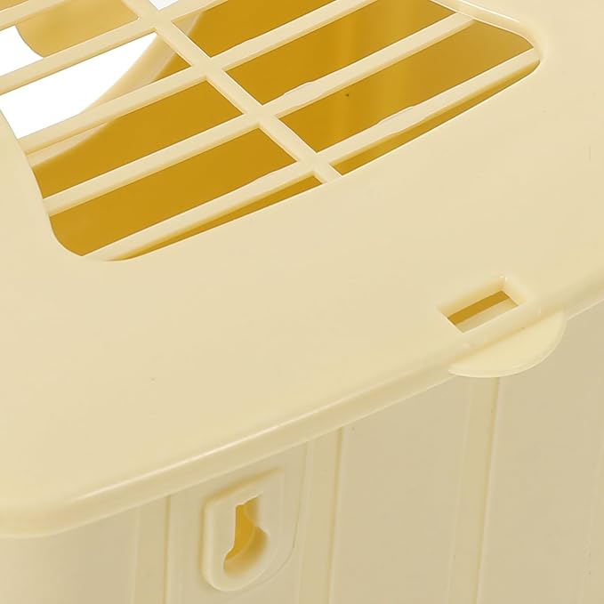 Happyyami 3pcs Plastic Birds Nesting House Bird Finch Nest Breeding Box Outdoor Mounted Parakeet Nest Box Plastic Hanging Bird Hut for Bird Cockatiel Parrot Budgie Random Color