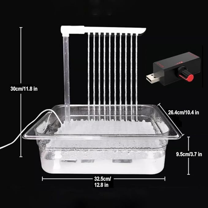 Bird Bathtub,Budgie Bathtub, Automatic Bird Fountain,Multifunctional Bird Shower with Multiple Taps,Parrot Bath Box,Parakeet Bath