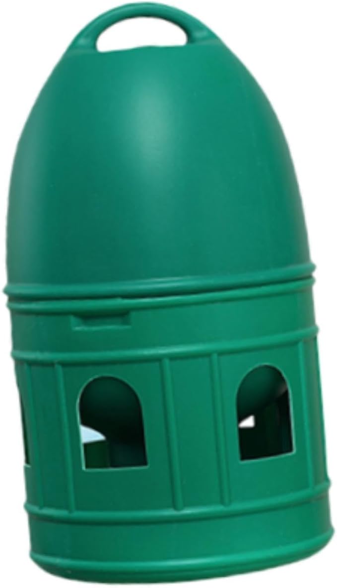 Bird Water Drinker Parakeet Chicken Dove Feeder with Hanging Handle Green 3L