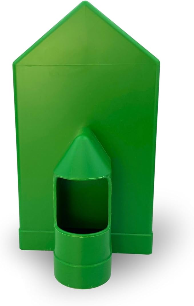 Gaun Corner Waterer for Pigeon, Bird, Chicken, Small Poultry, Hamster, Duck, Parakeet, Canary, Pet Water Dispenser, Feeder, Water Bottle, Cage Supply, Cage Accessory, Not Removable, Green Color (2lt)