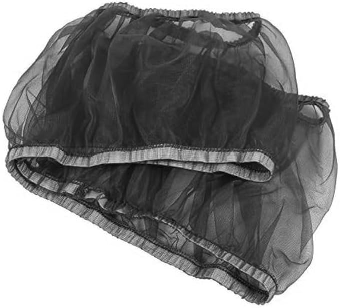 Universal Mesh Bird Cage Cover Shell Skirt Net Easy Cleaning Seeded Catcher Guard Bird Cage Stretchy Mesh Parrot Bird Cage Net(Large,Black)
