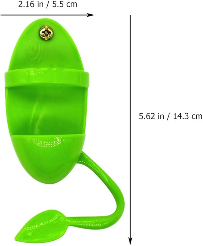 POPETPOP Cuttlebone Holder for Bird Cage: 2Pcs Bird Feeding Cup Plastic Cuddle Bone Feeding Racks Food Holder for Parakeet Cockatiel Conure Love