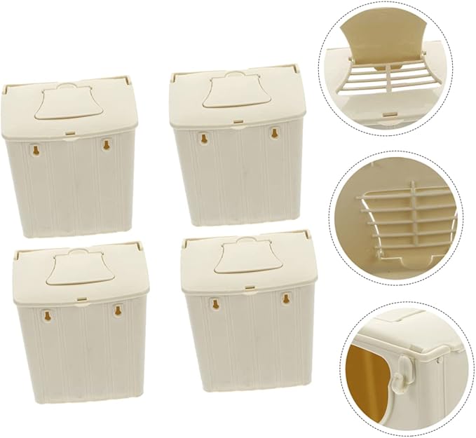 Hemobllo 8pcs Bird Nesting Box Safe Plastic Breeding Hut for Finches Sparrows Lovebirds Easy to Warm Environment for Incubation for Use