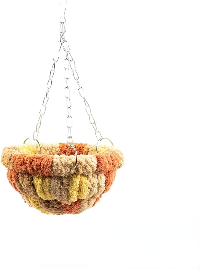 Warm Nest Bed Large Bird Swing Toy for Parrot Cockatiel Parakeet African Grey Cockatoo Macaw Amazon Conure Budgie Canary Lovebird Finch Hamster Chinchilla Cage Perch (Green)